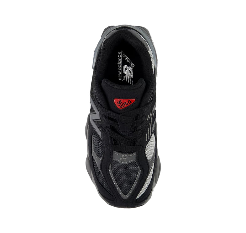 New Balance Little Kid's 9060 Black with Castlerock PC9060BK