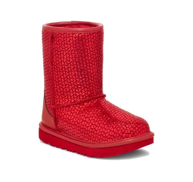 UGG Toddlers Classic II Gel Hearts Red
