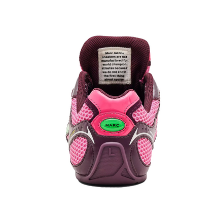 Marc Jacobs Women's The 72 Spring Sneaker Raspberry Pink Multi