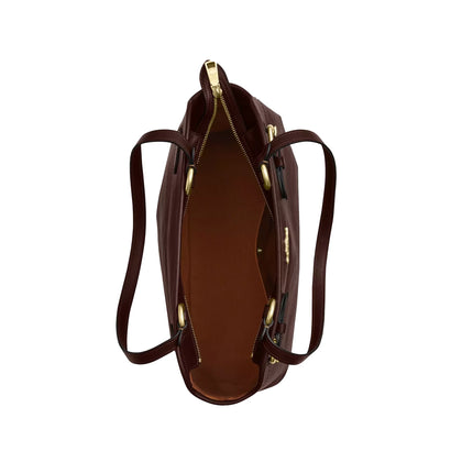 Coach Women's Easton Tote Bag Smooth Leather Gold/Maple