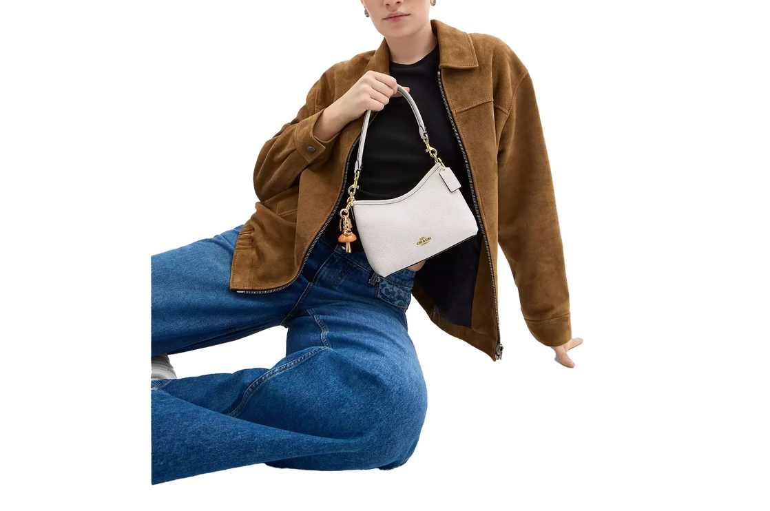 Coach Women's Laurel Small Shoulder Bag Gold/Chalk