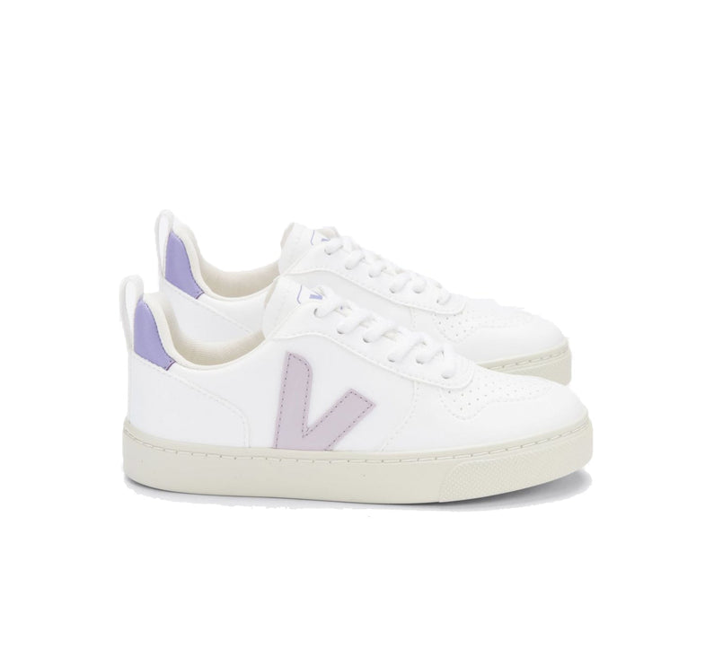 Veja Grade School V-10 Laces CWL White Parme Lavande - Hemen Kargoda