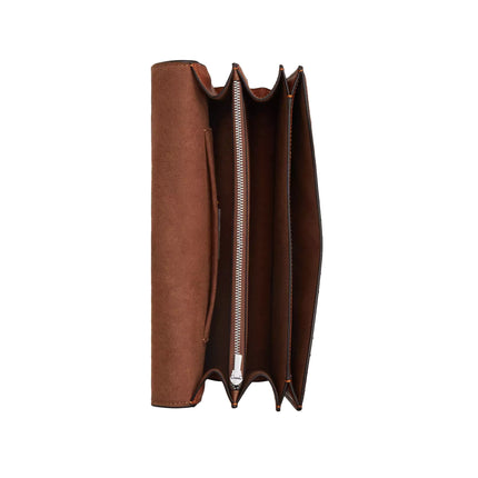 Coach Women's Klare Envelope Crossbody Bag With Rivets Smooth Leather/Silver