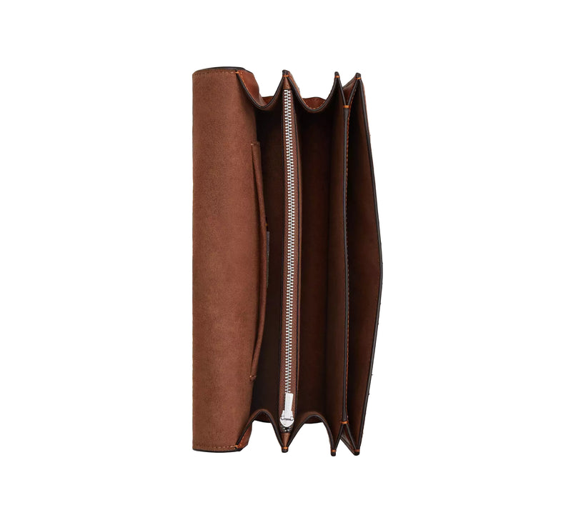 Coach Women's Klare Envelope Crossbody Bag With Rivets Smooth Leather/Silver