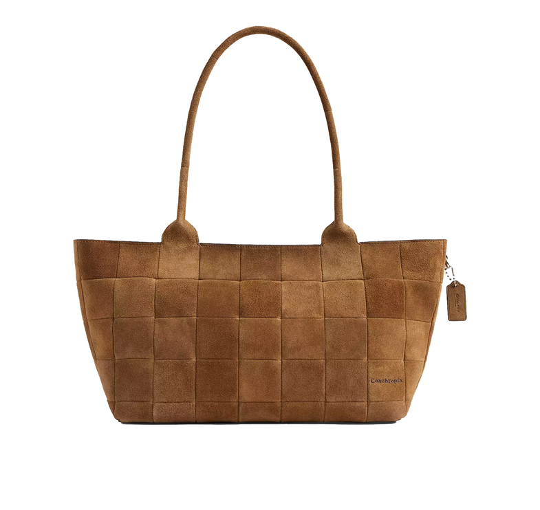 Coach Women's Alter/Ego Large Tote Bag In Upcrafted Suede Cedar Suede