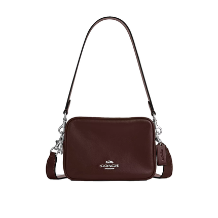 Coach Women's Mini Carey Crossbody Bag Silver/Maple