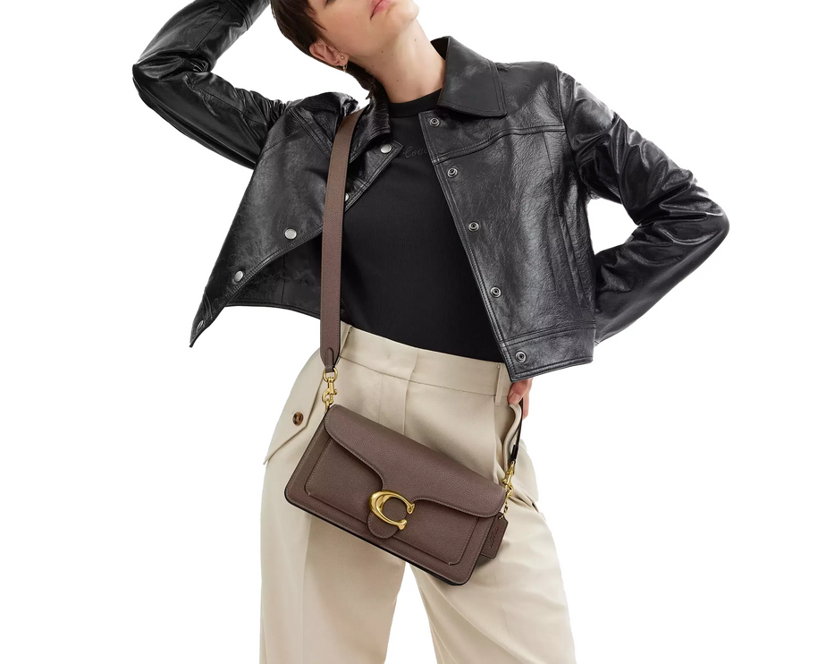 Coach Women's Tabby Shoulder Bag 26 Brass/Dark Stone