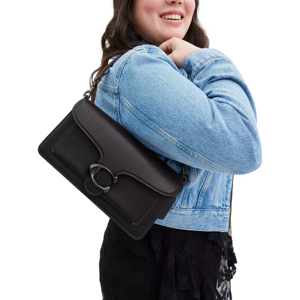 Coach Women's Tabby Shoulder Bag 26 Pewter/Black