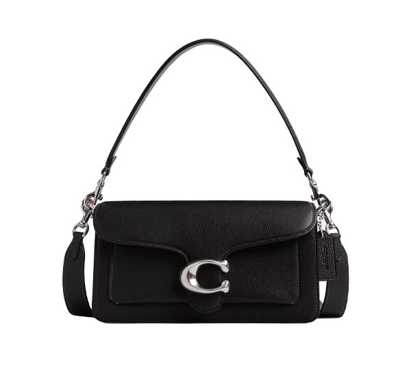 Coach Women's Tabby Shoulder Bag 26 Silver/Black