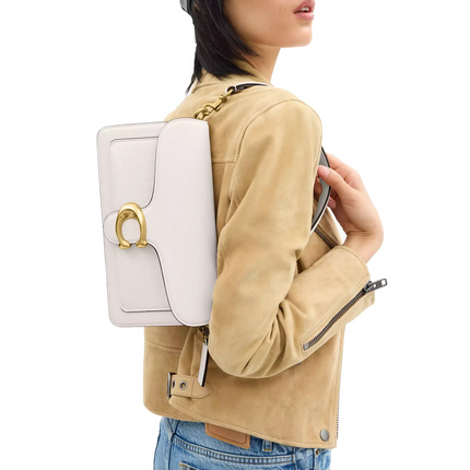 Coach Women's Tabby Shoulder Bag 26 Brass/Chalk