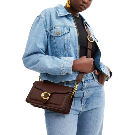 Coach Women's Tabby Shoulder Bag 26 Silver/Maple