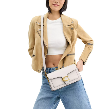 Coach Women's Tabby Shoulder Bag 26 Brass/Chalk