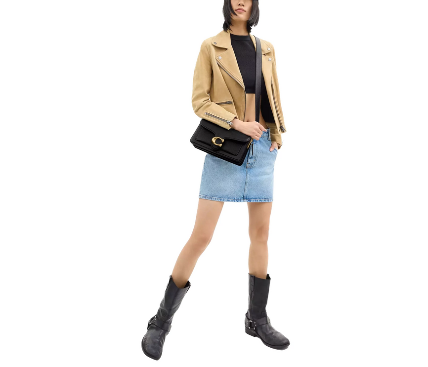 Coach Women's Tabby Shoulder Bag 26 Brass/Black