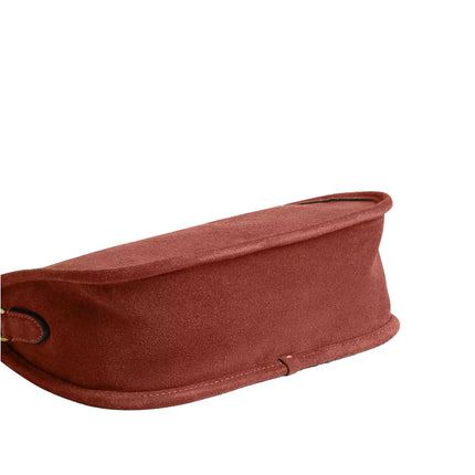Coach Women's Waverly Bag Suede/Brass/Clay
