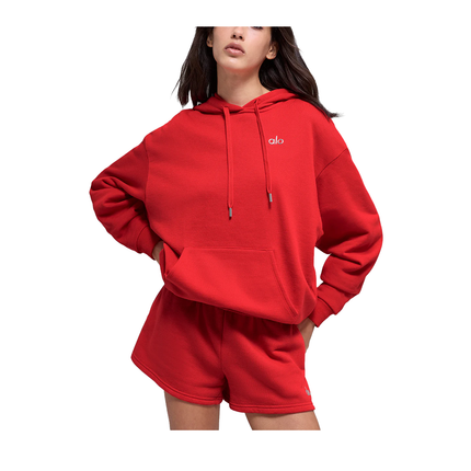 alo Women's Accolade Hoodie Bright Red