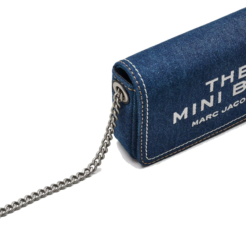 Marc Jacobs Women's The Denim Chain Mini Bag Dark Wash