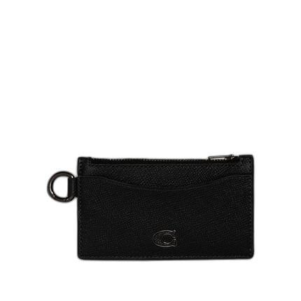 Coach Women's Zip Card Case Black