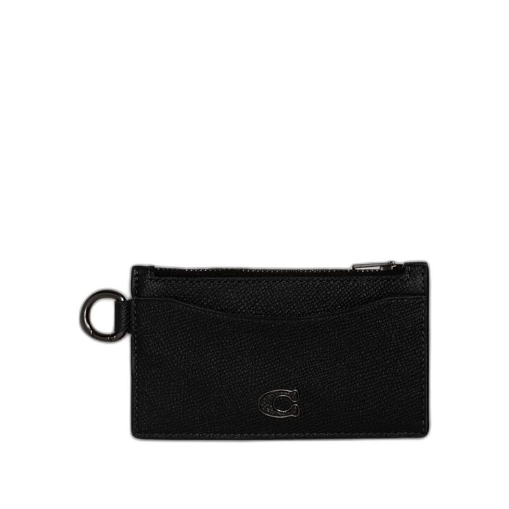 Coach Women's Zip Card Case Black