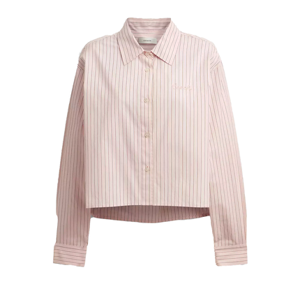 Coach Women's Cotton Button Down Pink/Multi