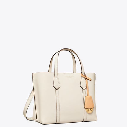 Tory Burch Women's Small Perry Triple-Compartment Tote NEW IVORY