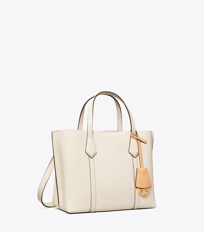 Tory Burch Women's Small Perry Triple-Compartment Tote NEW IVORY