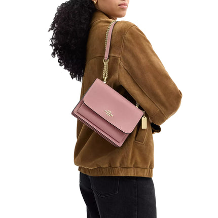 Coach Women's Klare Crossbody Bag Gold/Pink Petal