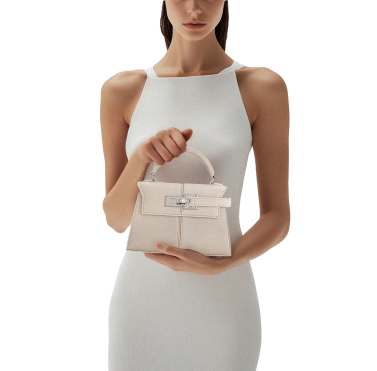 JW PEI Women's Elise Top Handle Bag White/Silver