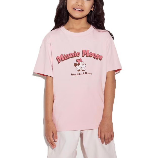 Uniqlo Kid's Disney UT Short Sleeve Graphic T-Shirt 10 Pink
