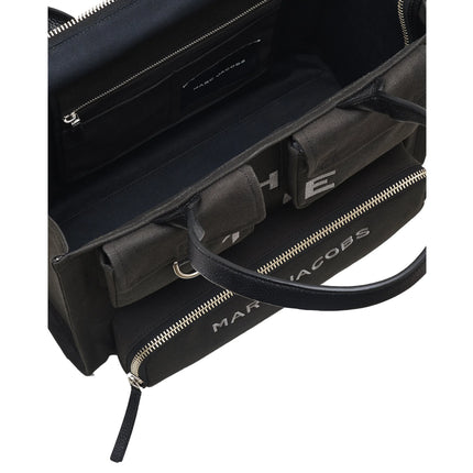 Marc Jacobs Women's The Cargo Canvas Large Tote Bag Black