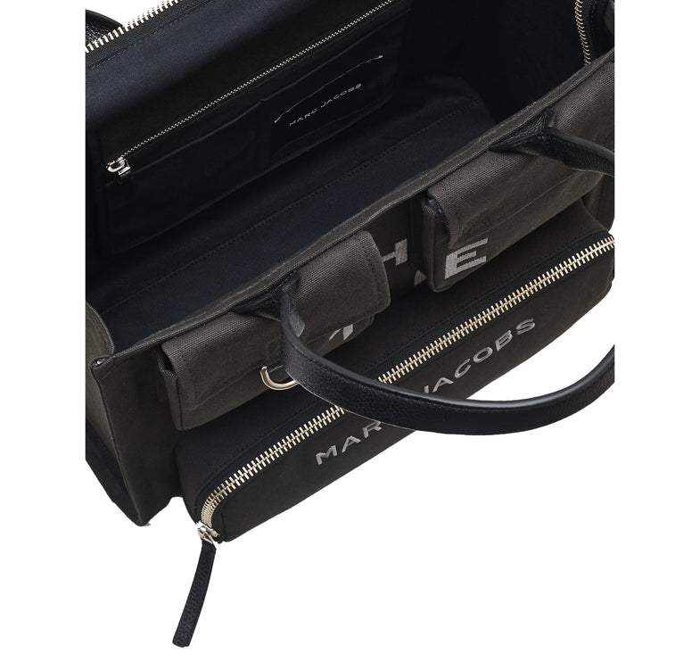 Marc Jacobs Women's The Cargo Canvas Large Tote Bag Black