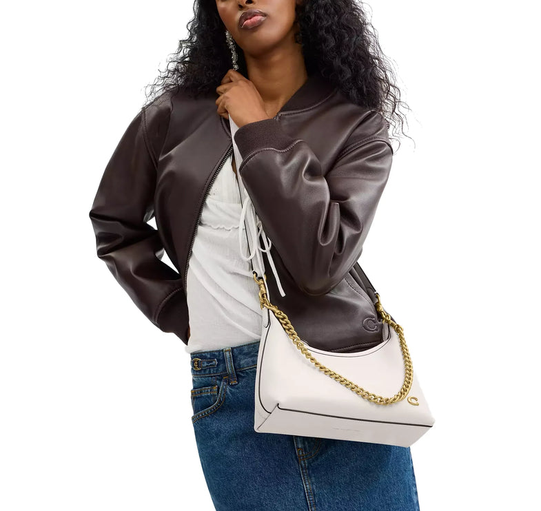 Coach Women's Juliet Shoulder Bag 25 Brass/Chalk