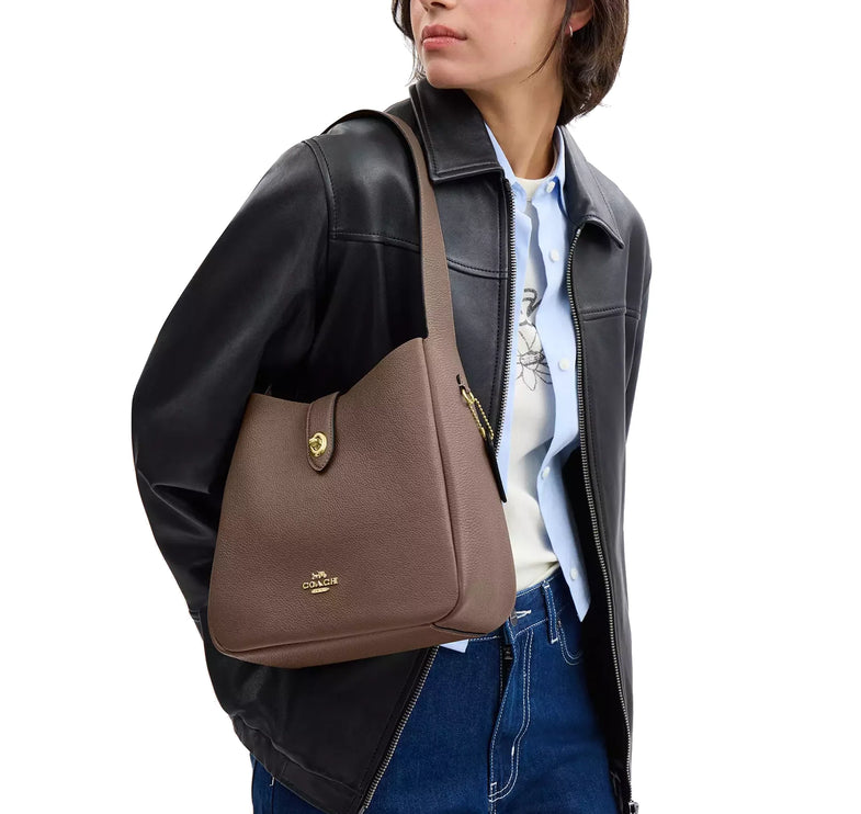 Coach Women's Hadley Convertible Crossbody Bag Gold/Dark Stone