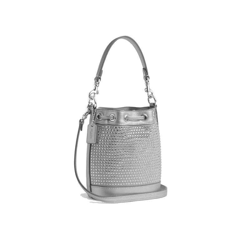 Coach Women's Mini Bucket Bag Silver/Silver