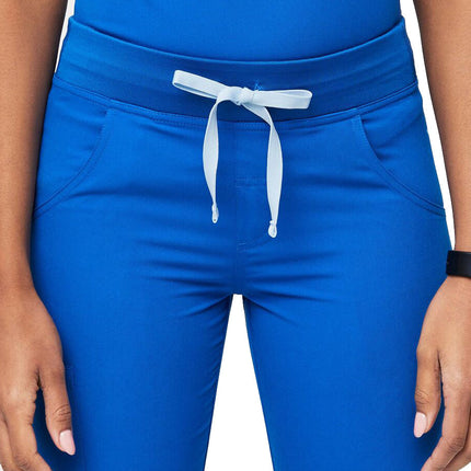 FIGS Women's Kade Cargo Scrub Pants Royal Blue