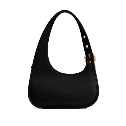 Coach Women's Cashin Carry Crescent Bag Brass/Black