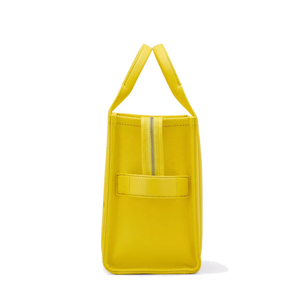 Marc Jacobs Women's The Leather Medium Tote Bag Daisy Yellow