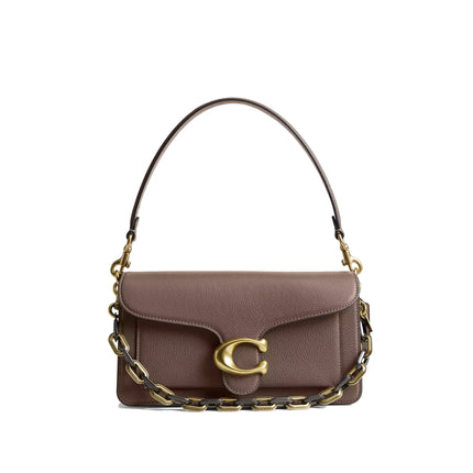 Coach Women's Link Chain Strap Brass/Pewter