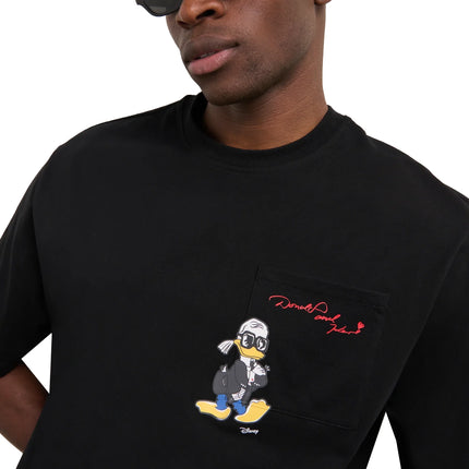Disney x KARL LAGERFELD Men's Pocket T-Shirt Black