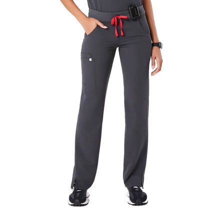 FIGS Women's Kade Cargo Scrub Pants Charcoal