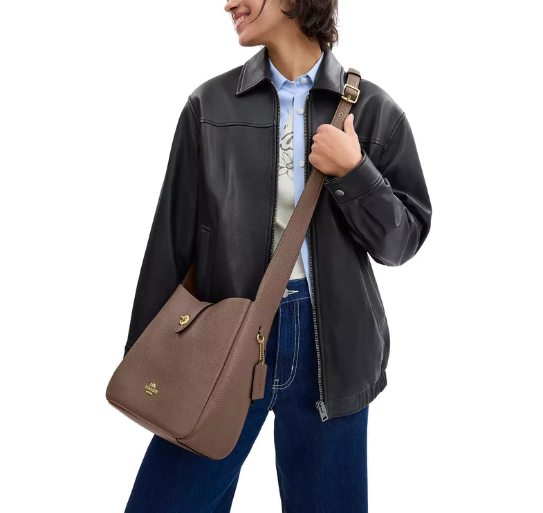 Coach Women's Hadley Convertible Crossbody Bag Gold/Dark Stone