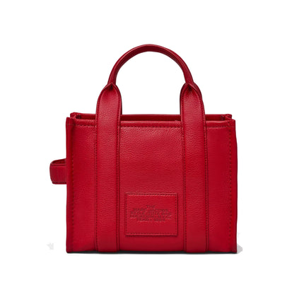 Marc Jacobs Women's The Leather Small Tote Bag True Red