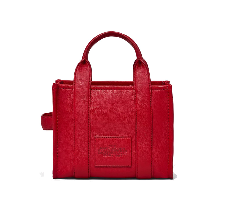 Marc Jacobs Women's The Leather Small Tote Bag True Red