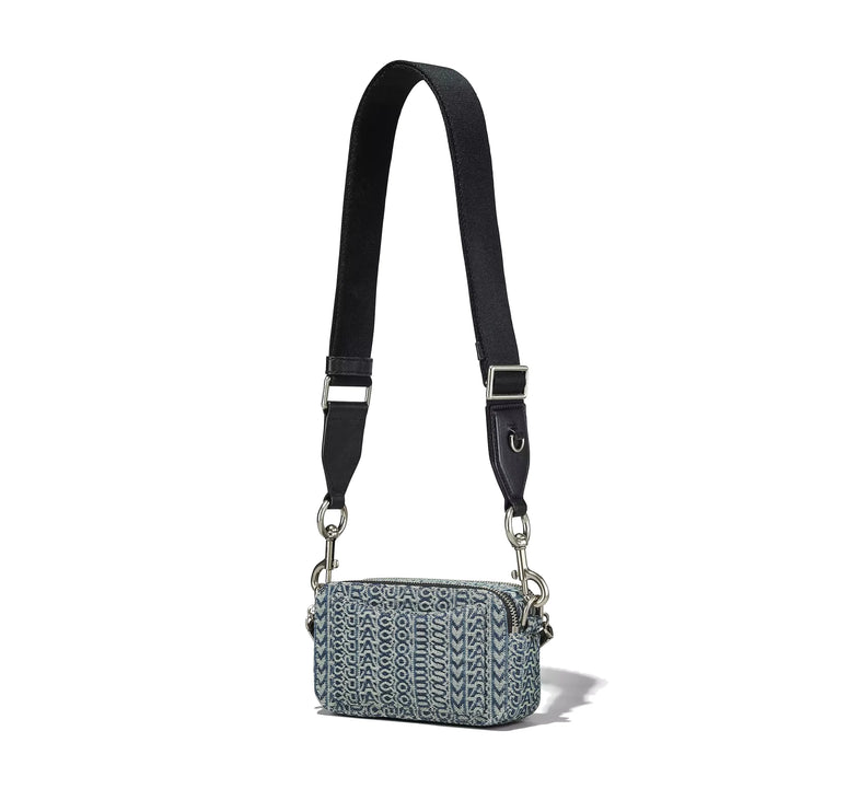 Marc Jacobs Women's The Washed Monogram Denim Snapshot Multi