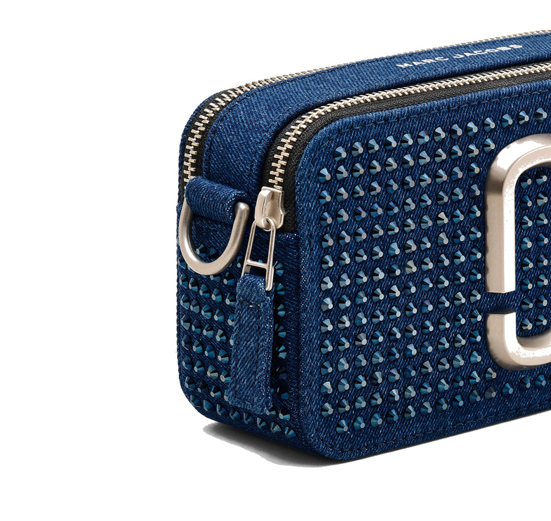 Marc Jacobs Women's The Cyrstal Denim Snapshot Blue