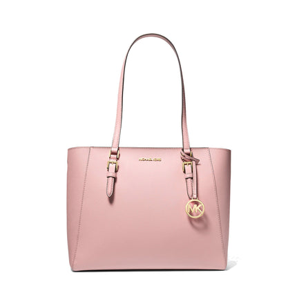 Michael Kors Women's Charlotte Large Saffiano Leather 3-in-1 Tote Bag Powder Blush