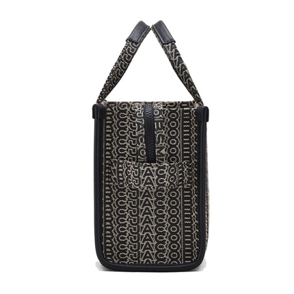Marc Jacobs Women's The Monogram Jacquard Small Tote Bag Black