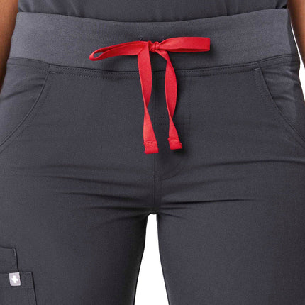 FIGS Women's Kade Cargo Scrub Pants Charcoal