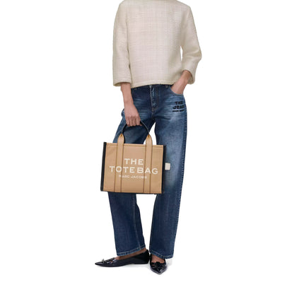 Marc Jacobs Women's The Colorblock Medium Tote Bag Camel Multi