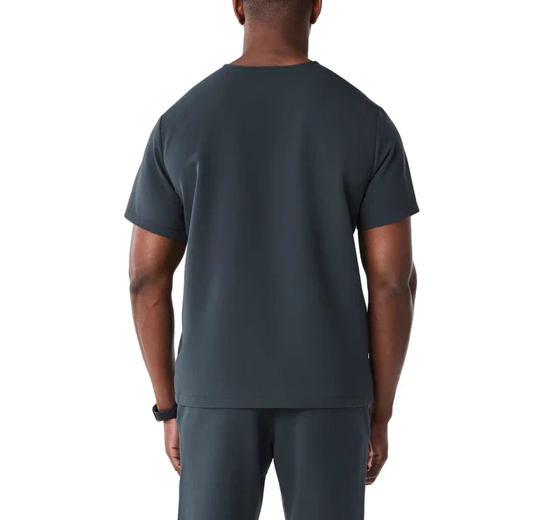 FIGS Men's Leon Three Pocket Scrub Top Dark Harbor