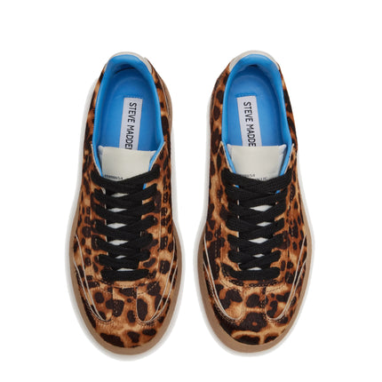 Steve Madden Women's TUX-L Leopard Low-Top Sneakers Leopard